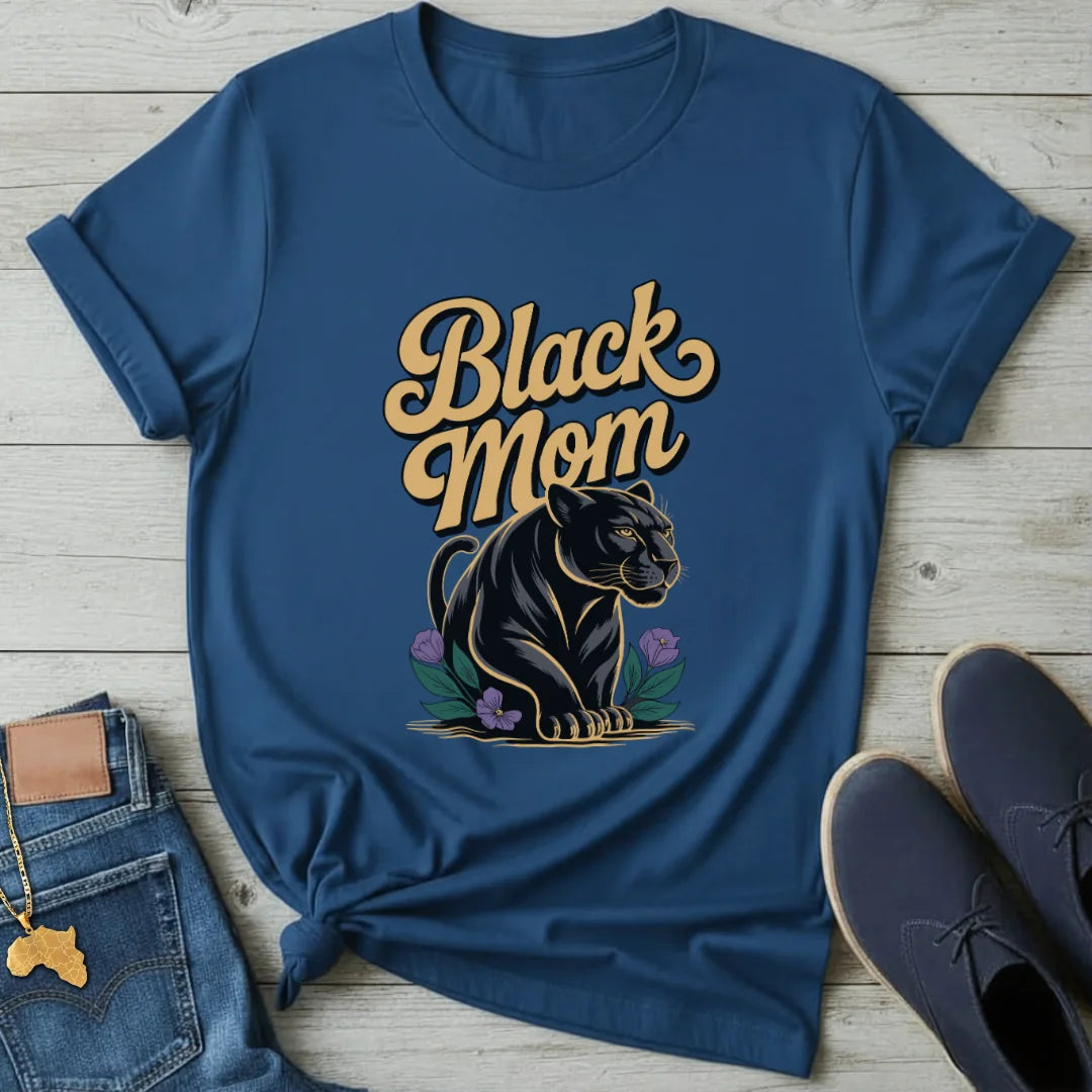 Black Panther Mom T-Shirt