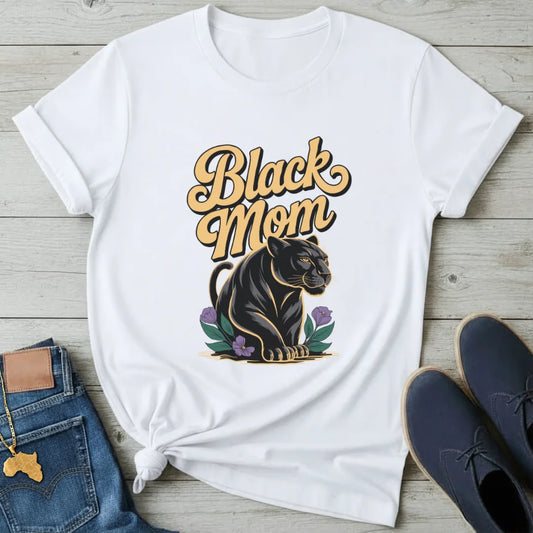 Black Panther Mom T-Shirt