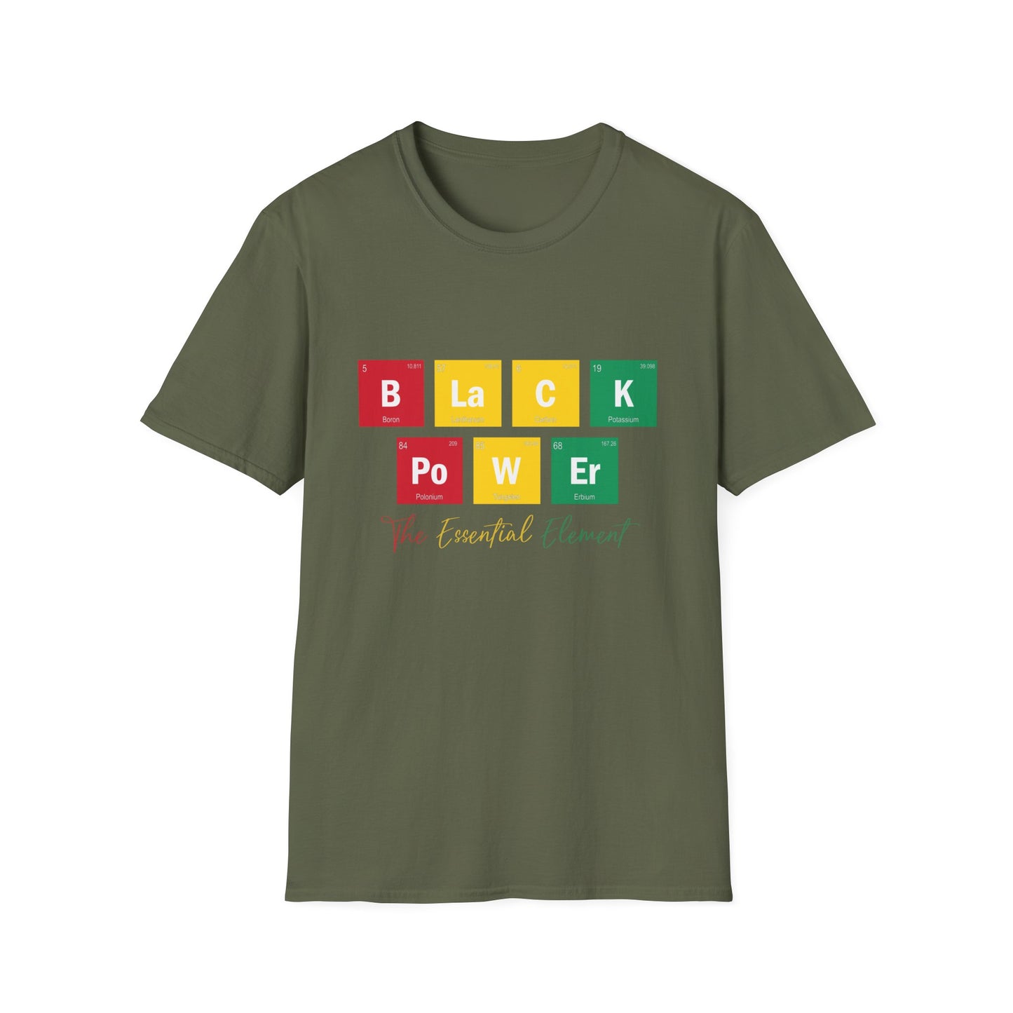 Black Power Element T-Shirt - Regular Fit