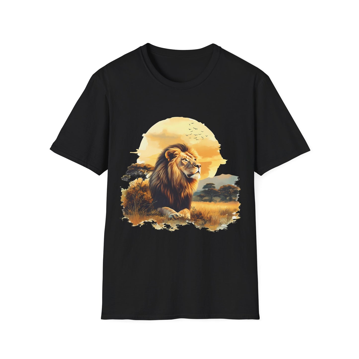 Watercolor Lion T-Shirt - Regular Fit