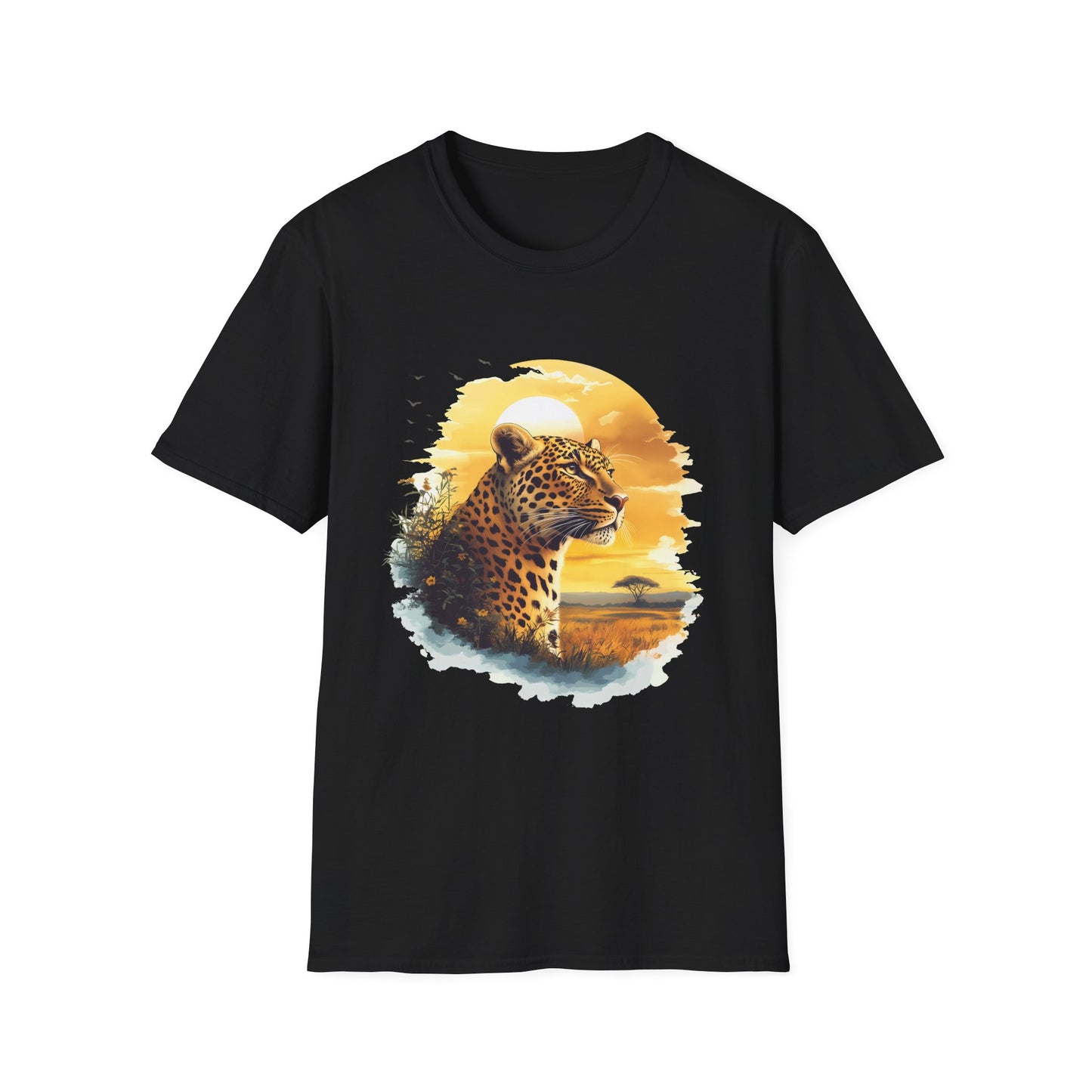 Watercolor Leopard T-Shirt - Regular Fit