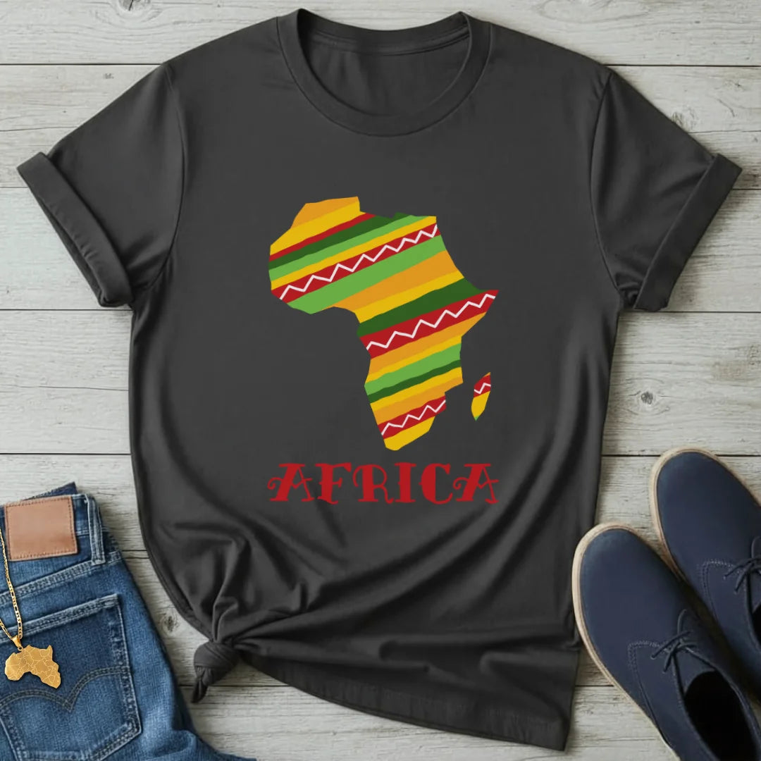 Kente Continent T-Shirt