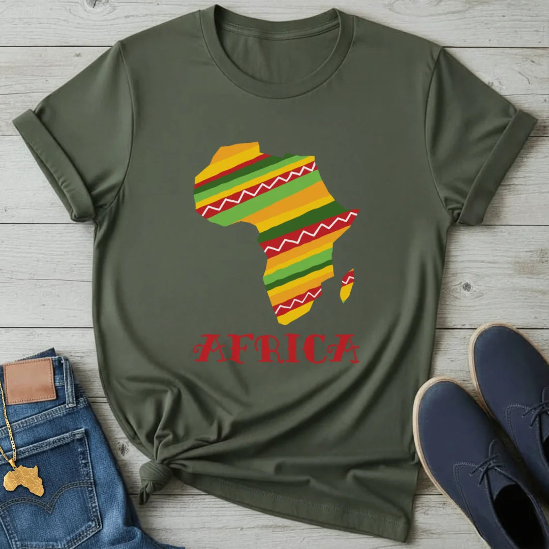 Kente Continent T-Shirt
