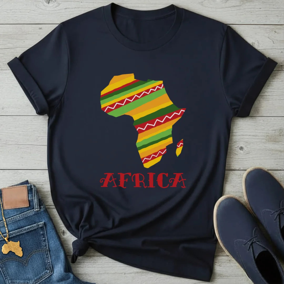 Kente Continent T-Shirt