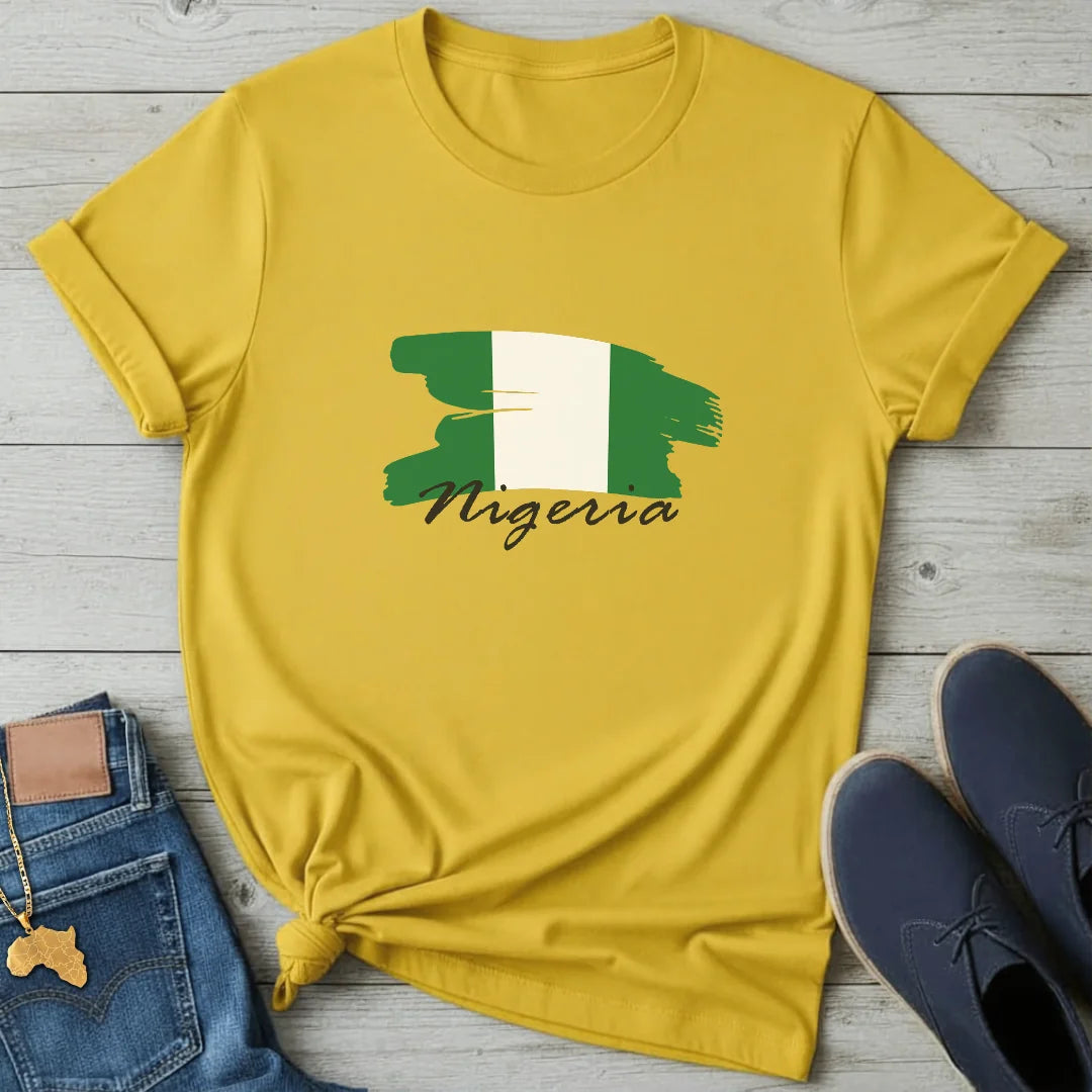 Brushflag Nigeria T-Shirt