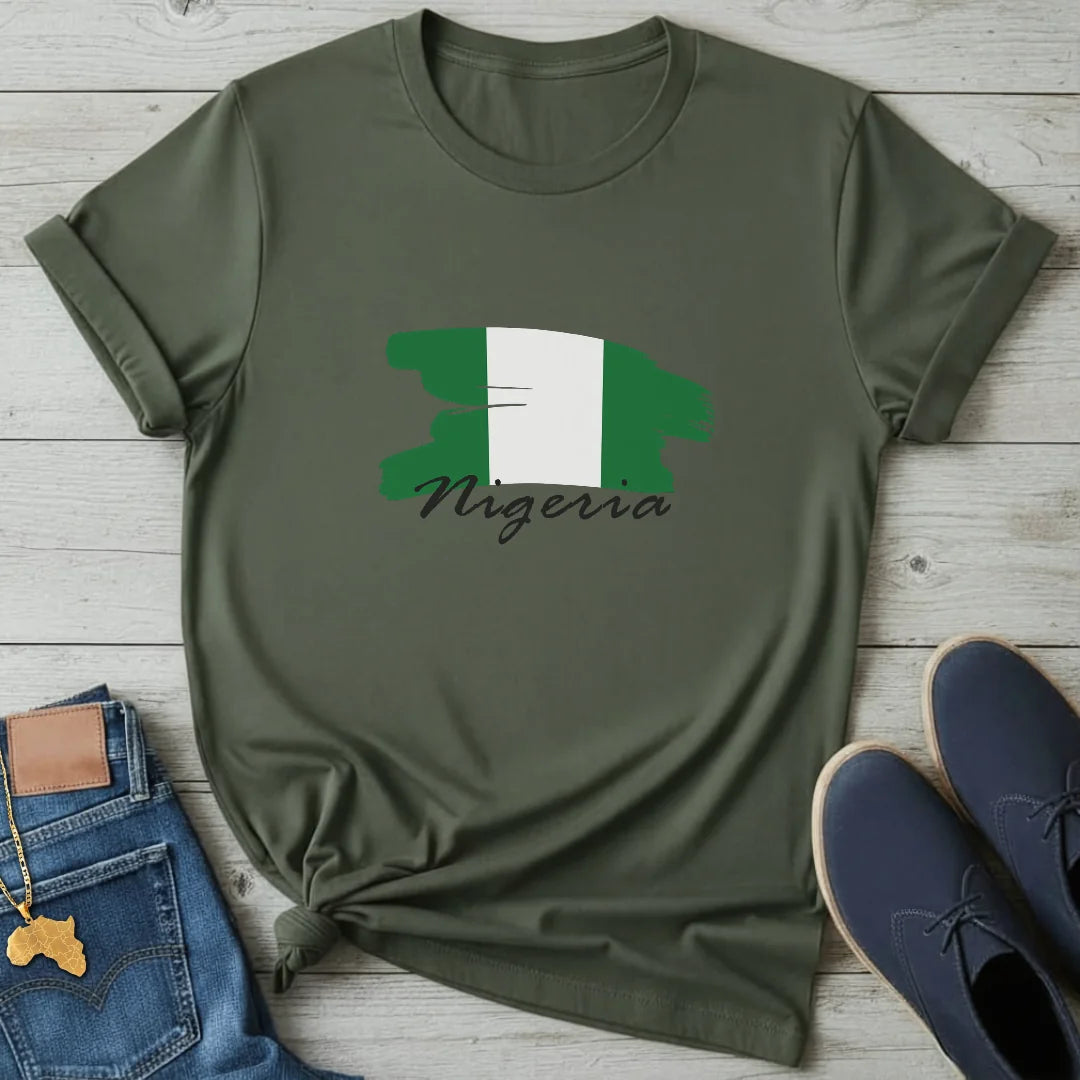 Brushflag Nigeria T-Shirt