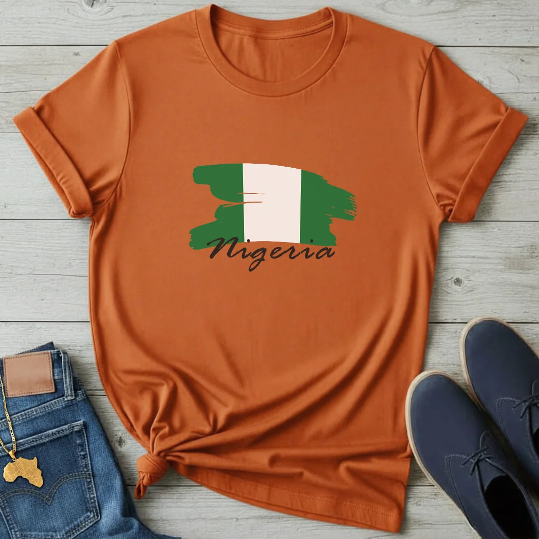 Brushflag Nigeria T-Shirt
