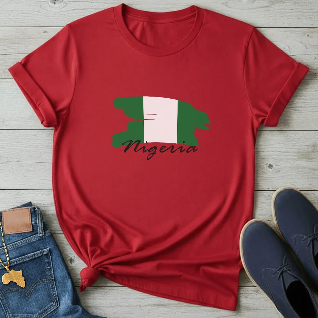 Brushflag Nigeria T-Shirt