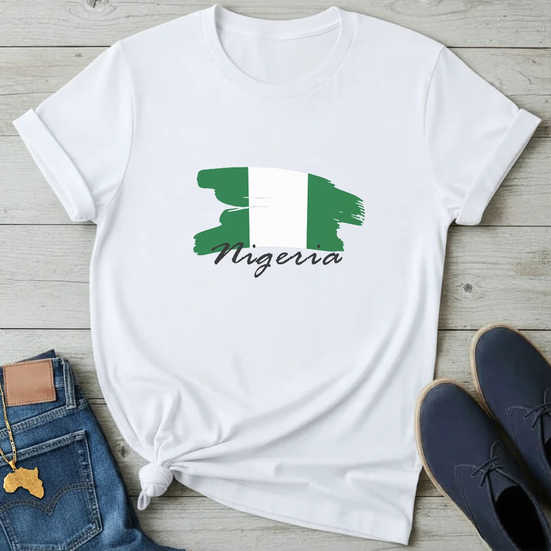 Brushflag Nigeria T-Shirt