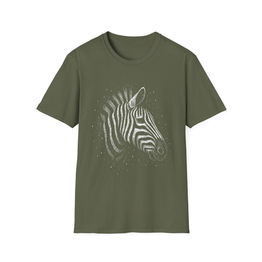 Point Art Zebra T-Shirt - Regular Fit