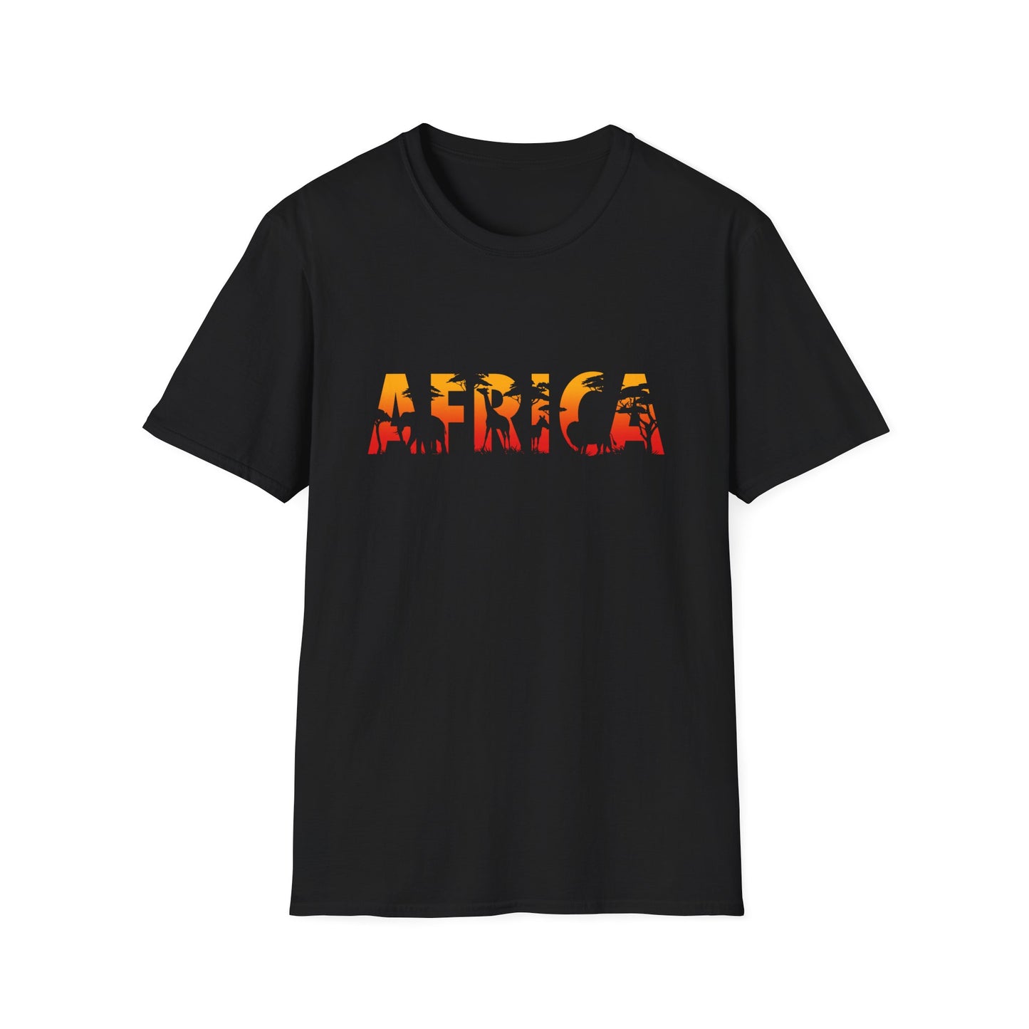 Africa Wildlife Silhouette T-Shirt - Regular Fit