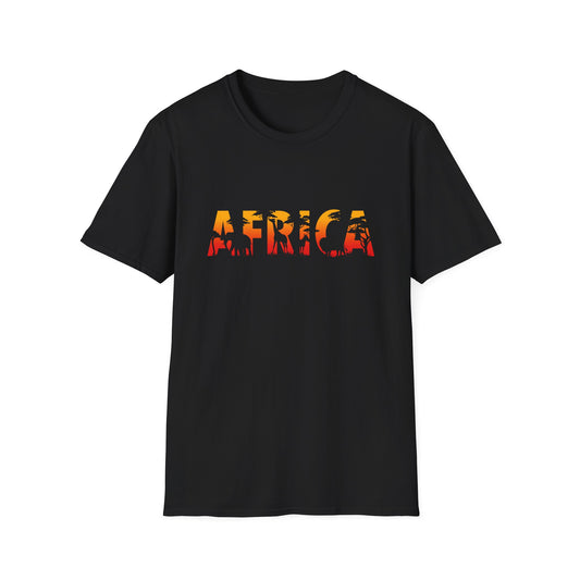 Africa Wildlife Silhouette T-Shirt - Regular Fit