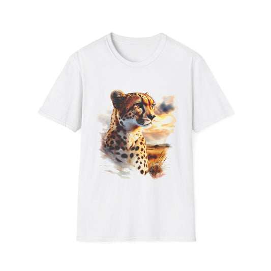Watercolor Cheetah T-Shirt - Regular Fit