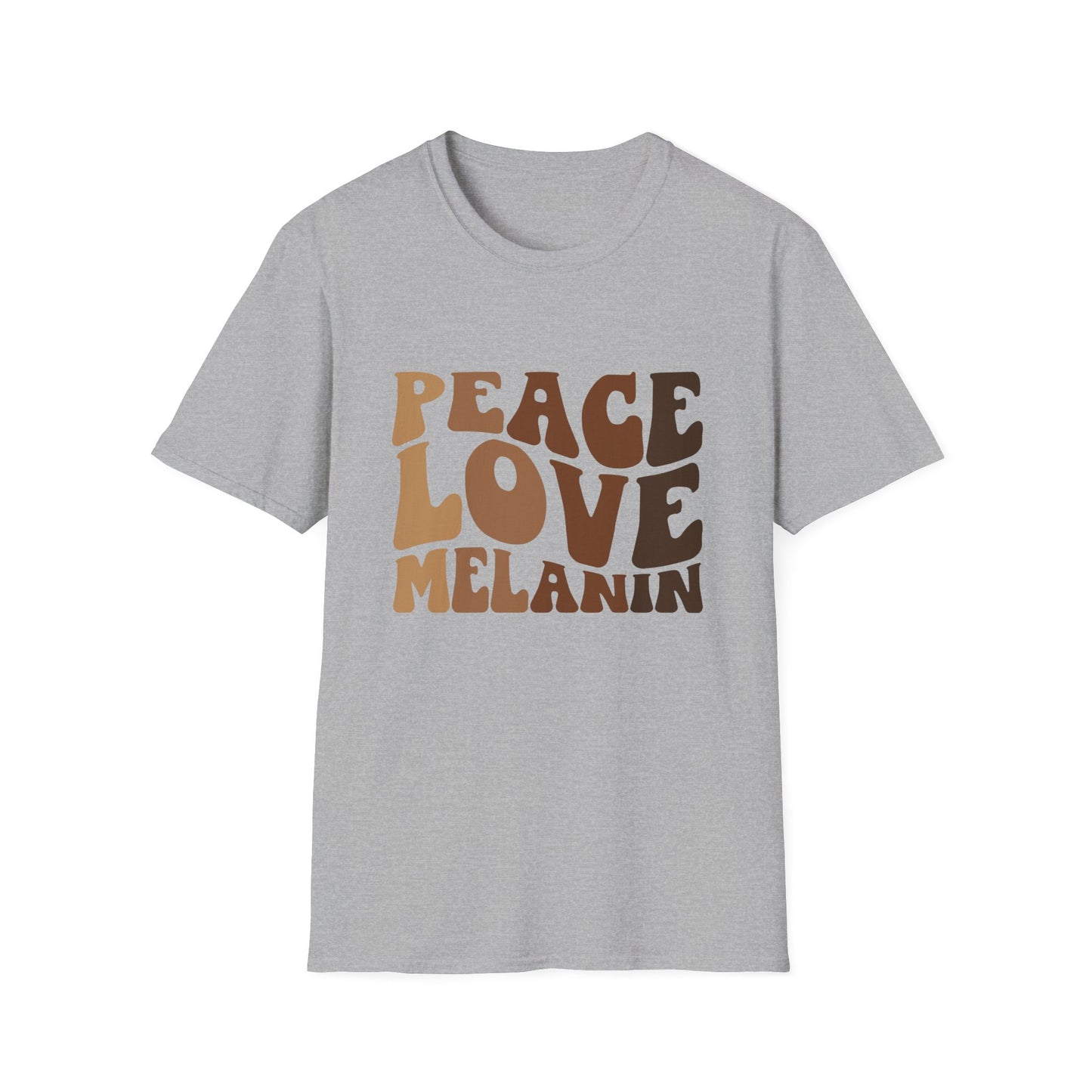 Peace Love Melanin T-Shirt - Regular Fit