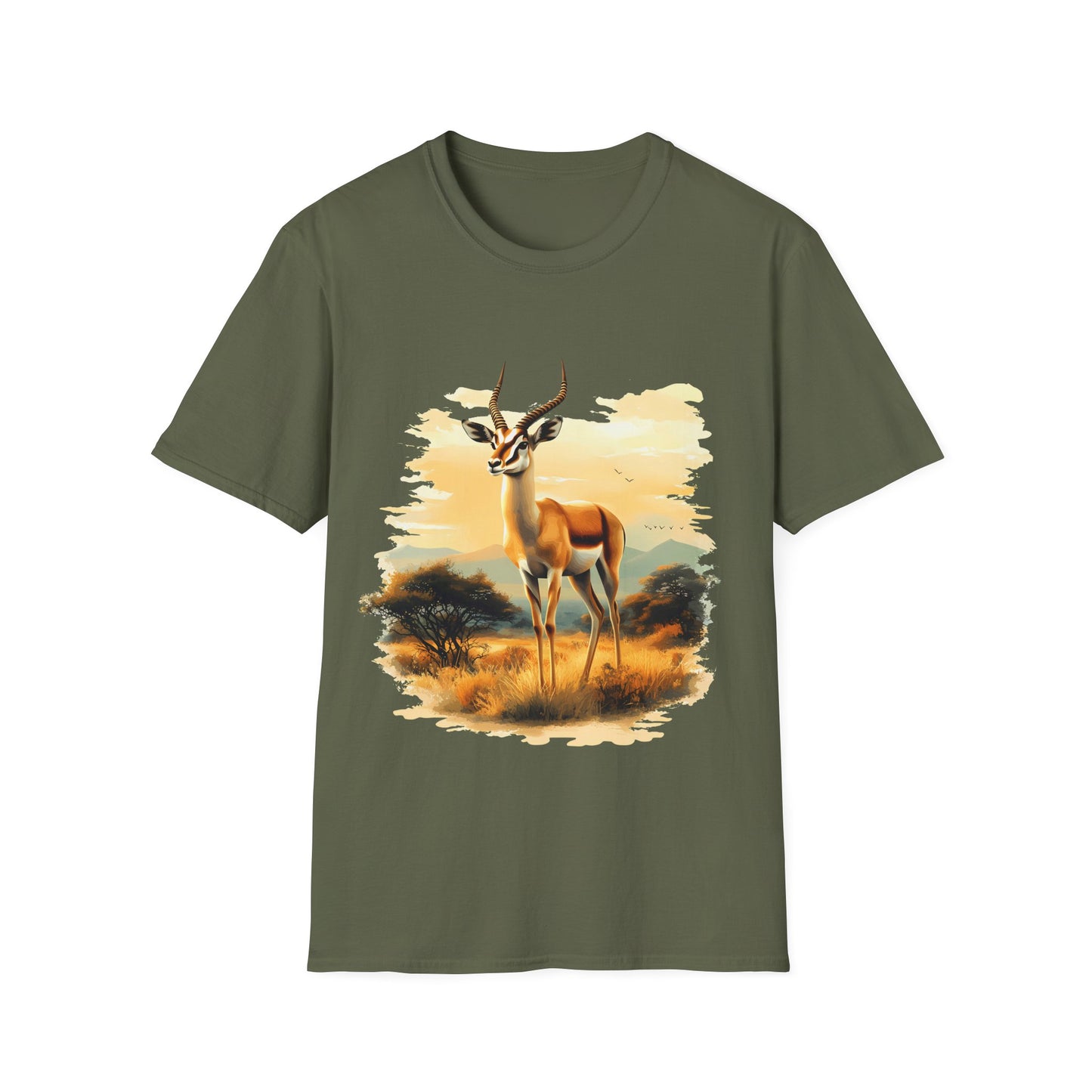 Watercolor Gazelle T-Shirt - Regular Fit