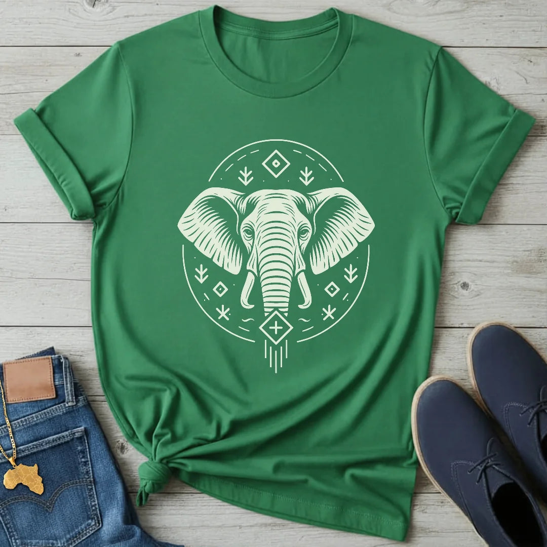 Lineart Elephant T-Shirt