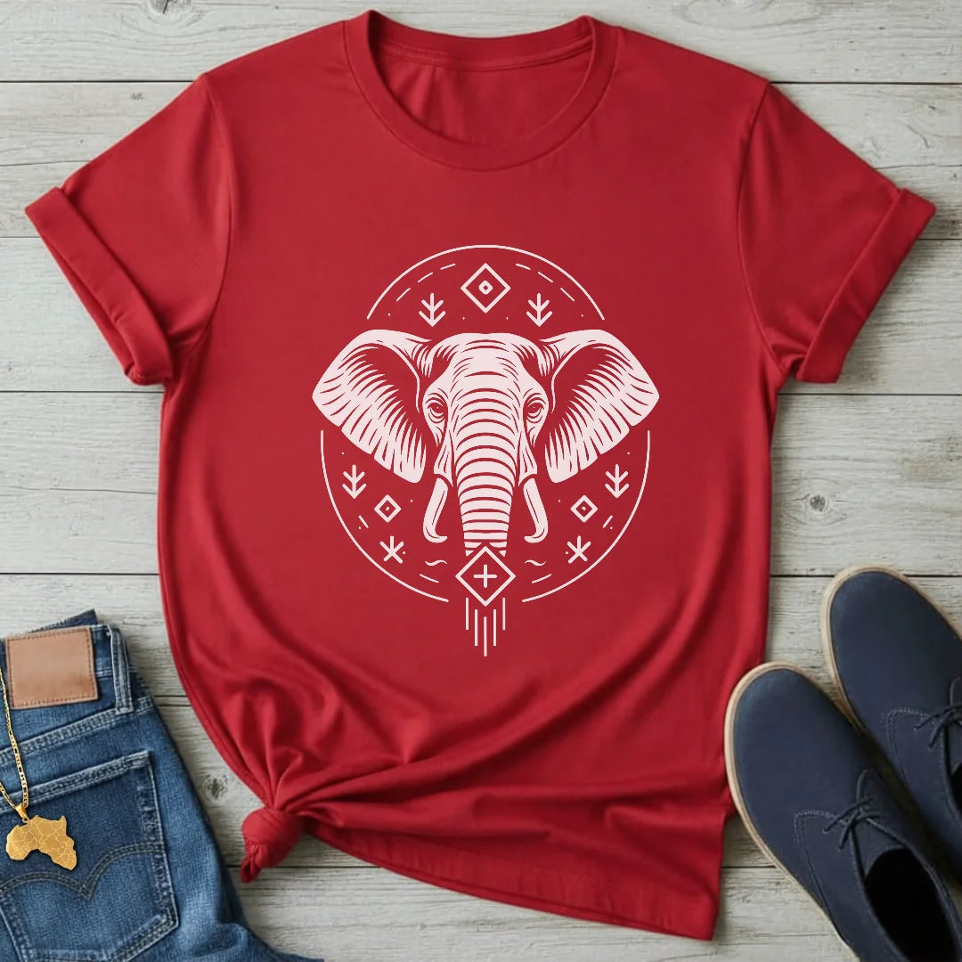 Lineart Elephant T-Shirt