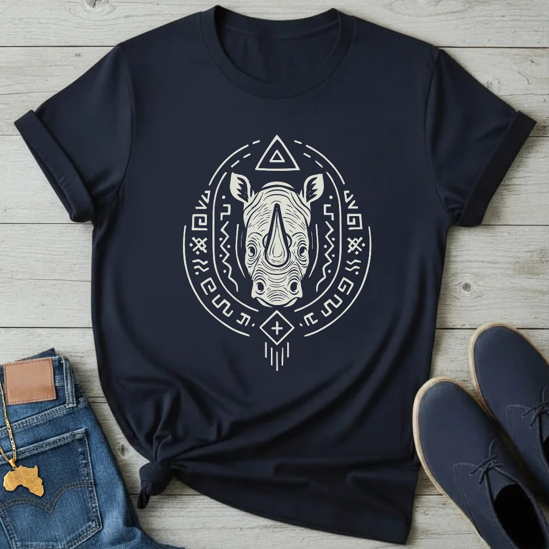 Lineart Rhino T-Shirt
