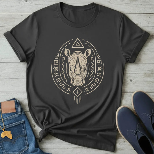 Lineart Rhino T-Shirt