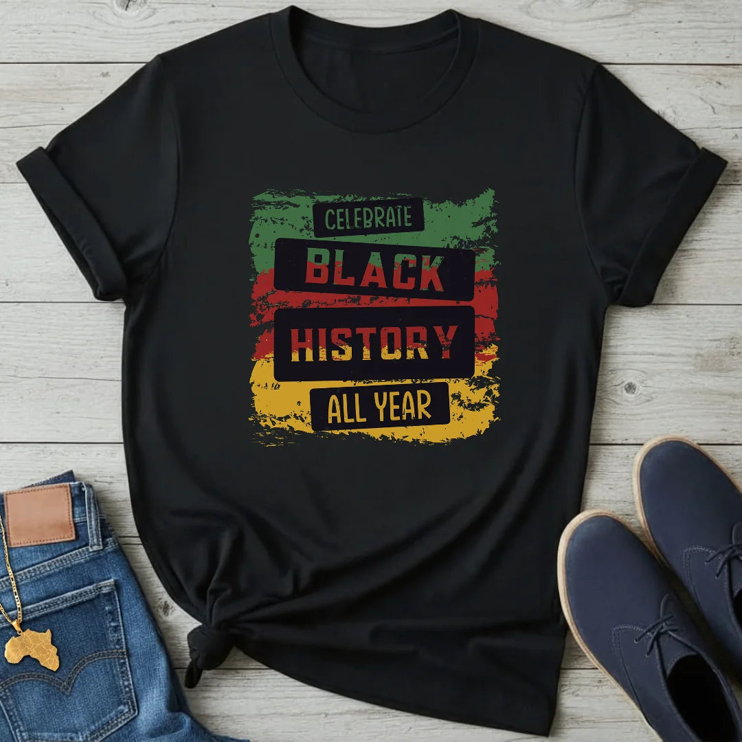 All Year Black History T-Shirt
