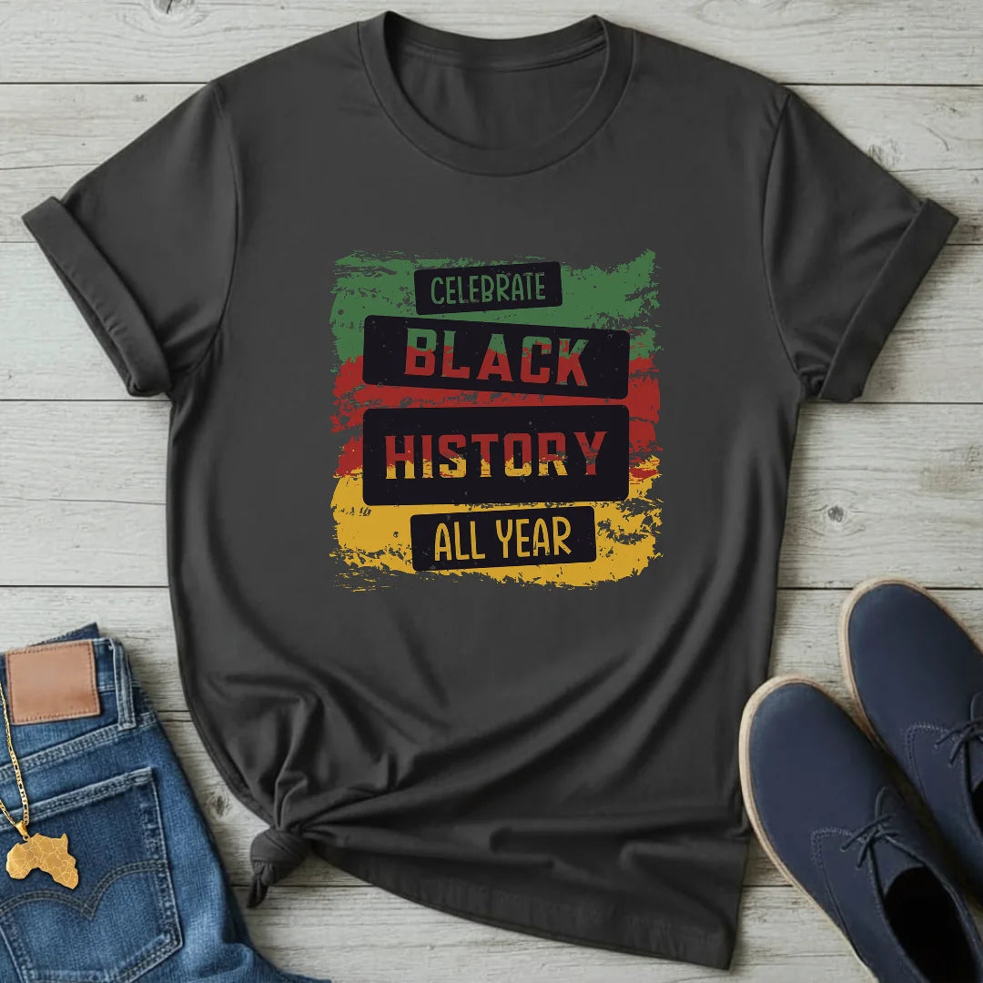 All Year Black History T-Shirt
