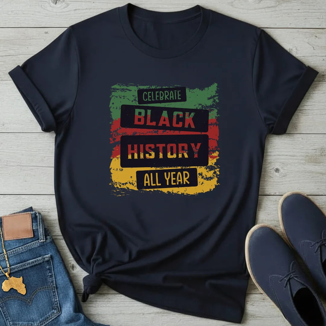 All Year Black History T-Shirt