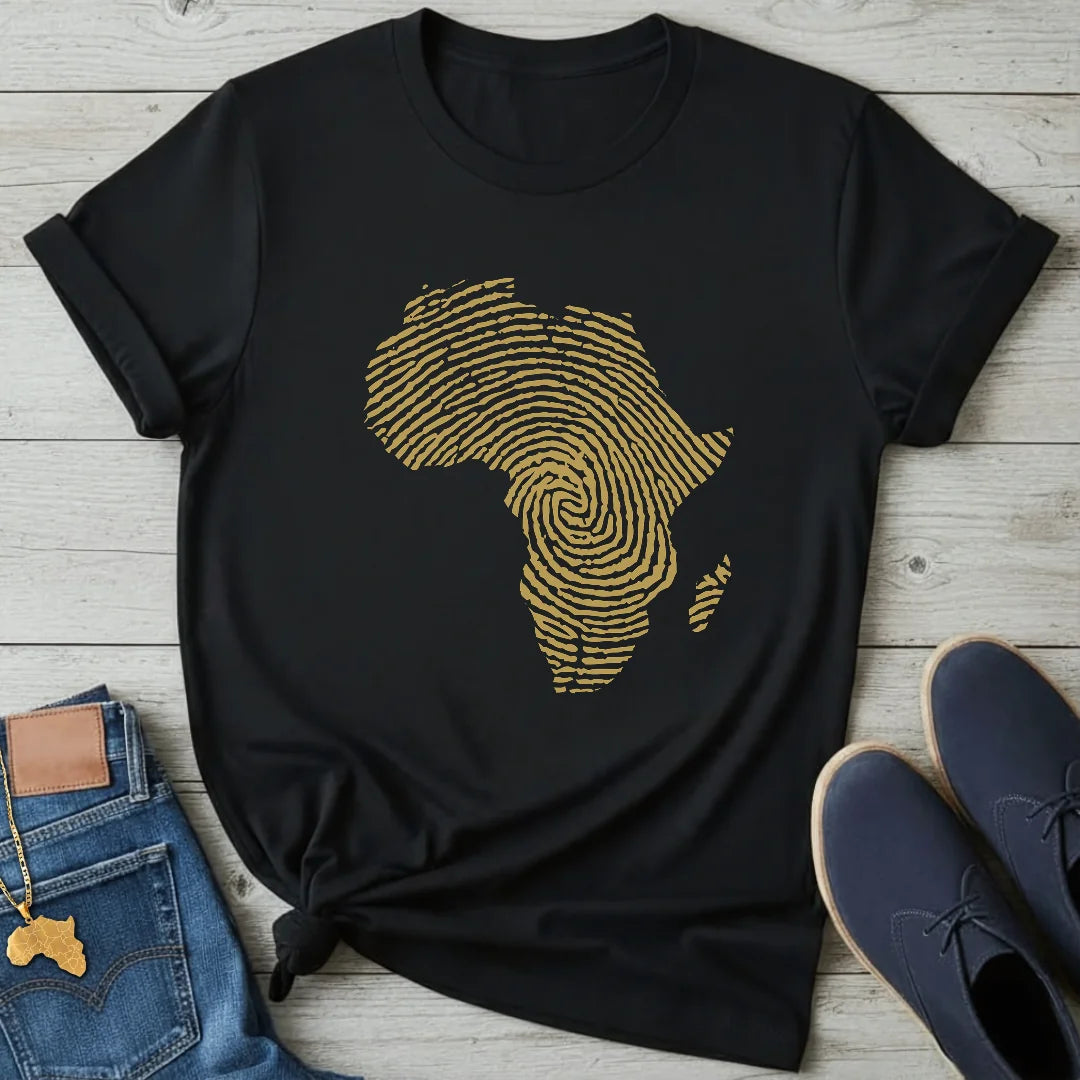 Soil & Gold Fingerprint T-Shirt