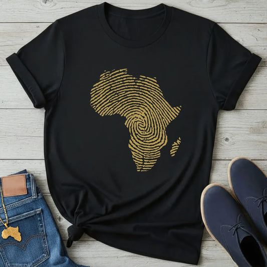 Soil & Gold Fingerprint T-Shirt