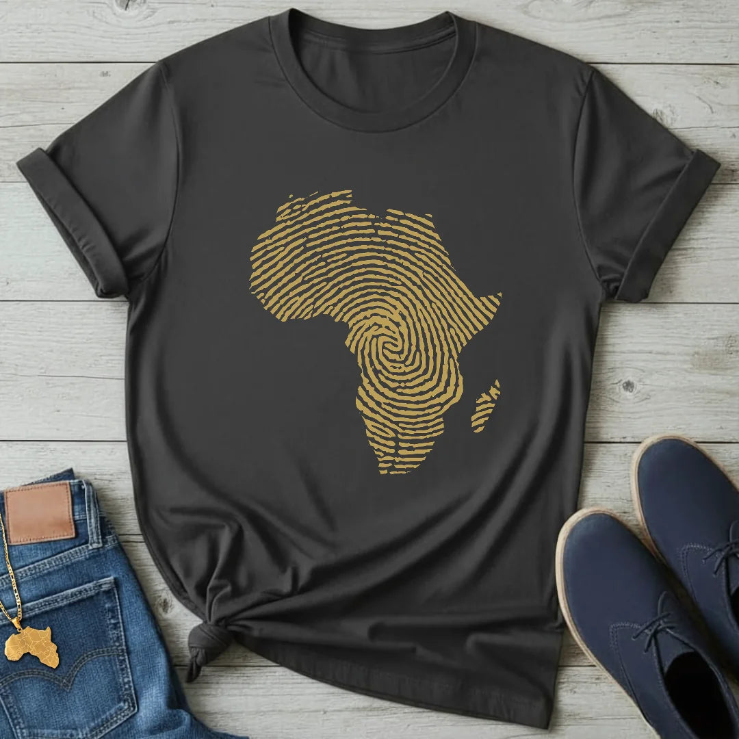 Soil & Gold Fingerprint T-Shirt
