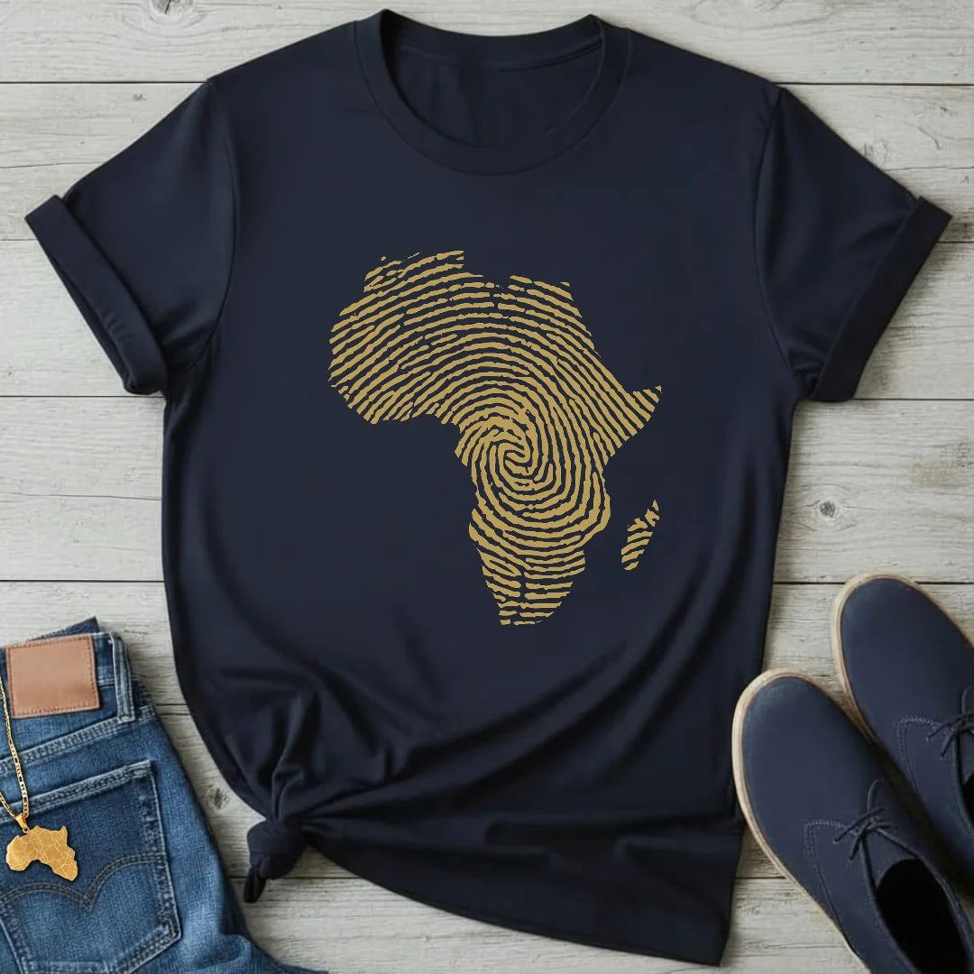Soil & Gold Fingerprint T-Shirt