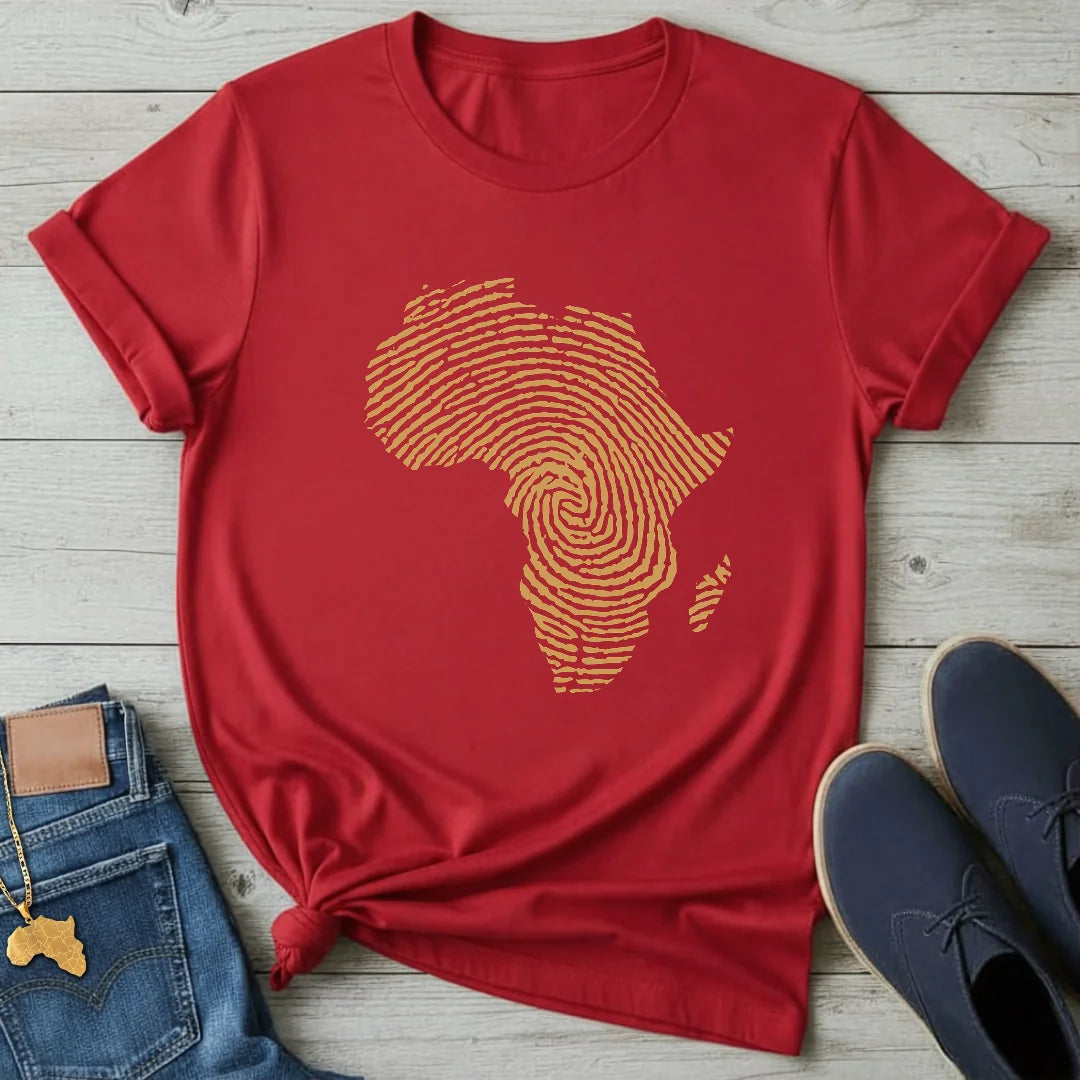 Soil & Gold Fingerprint T-Shirt