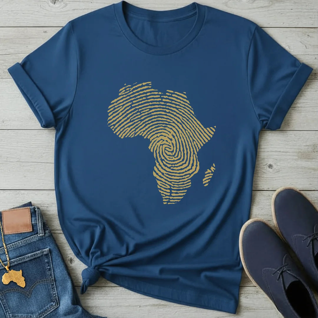 Soil & Gold Fingerprint T-Shirt