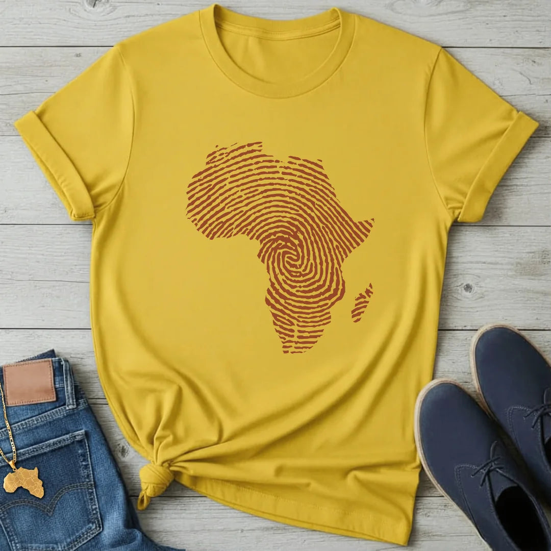 Soil & Gold Fingerprint T-Shirt