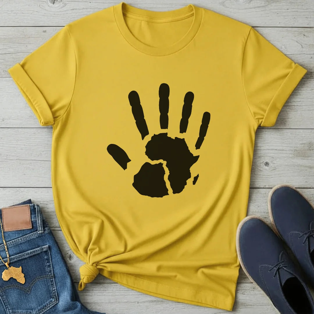 Hand Imprint Map T-Shirt