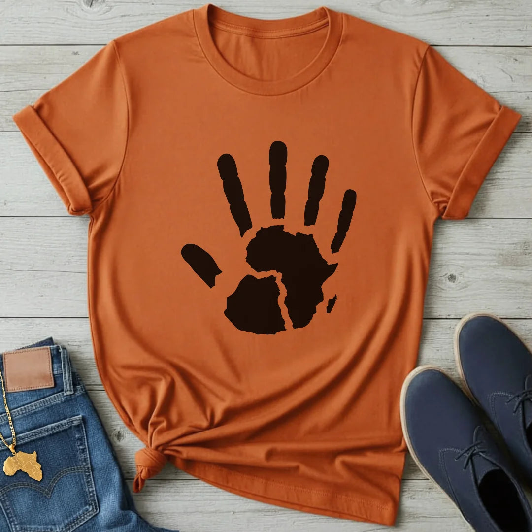 Hand Imprint Map T-Shirt