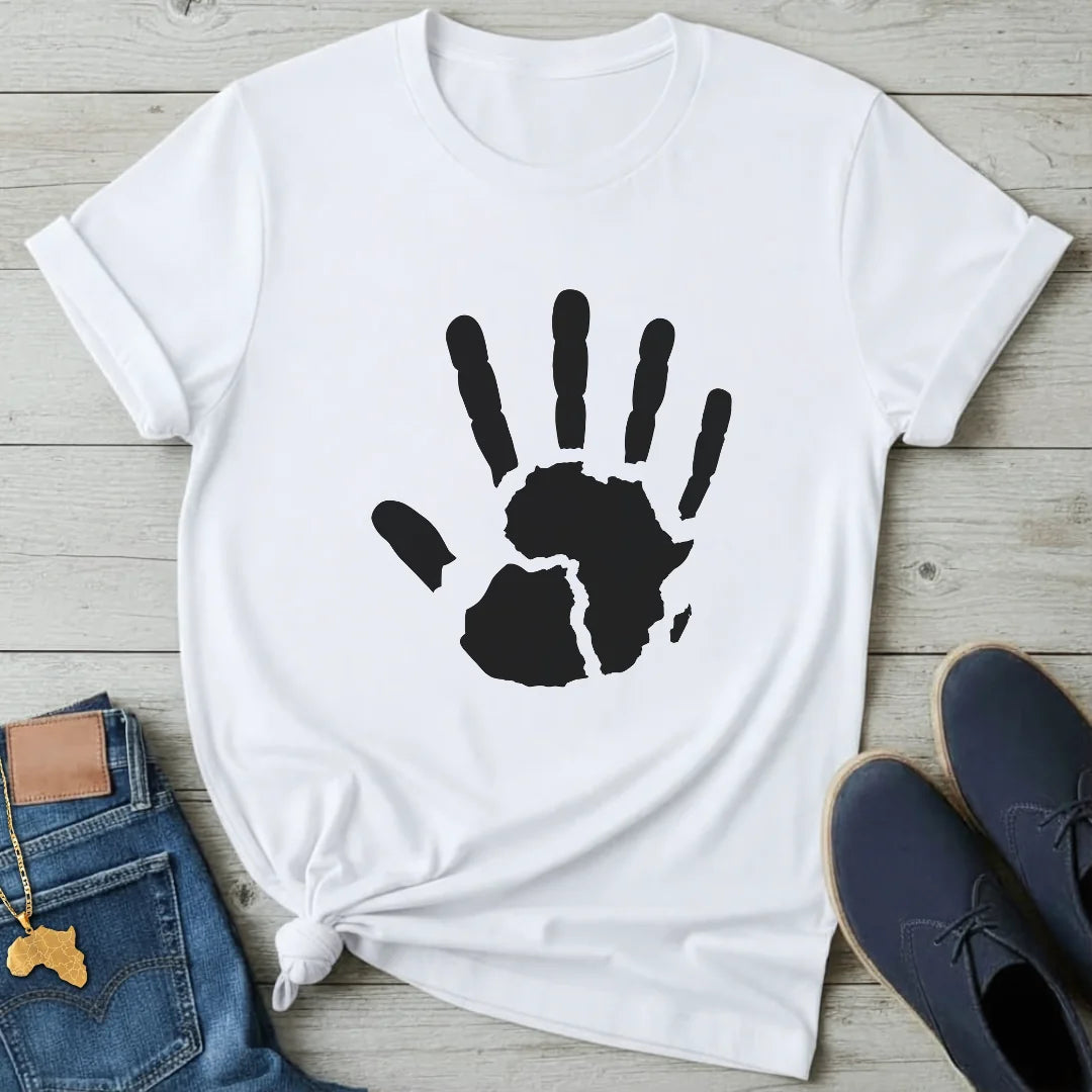 Hand Imprint Map T-Shirt