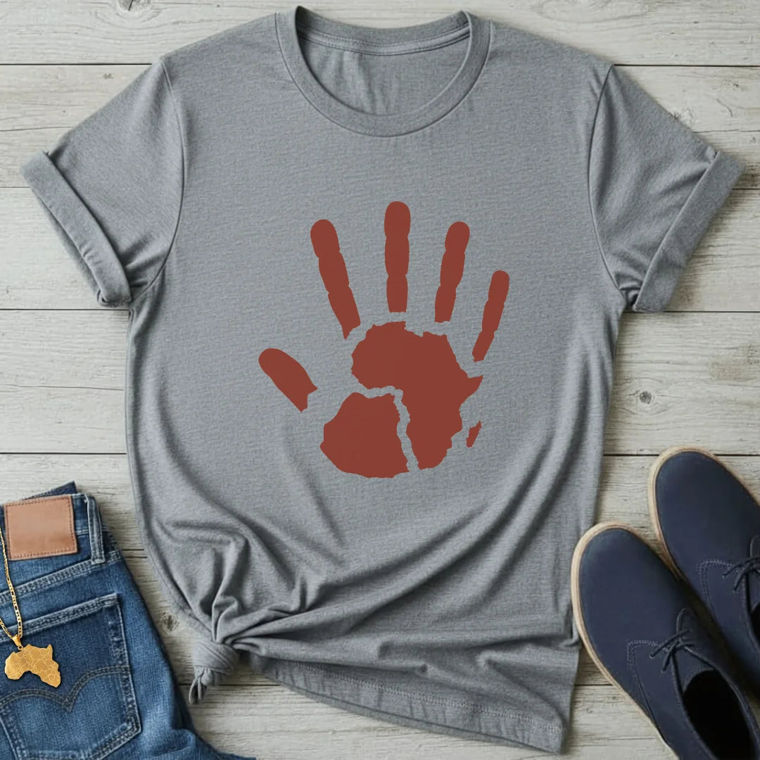 Hand Imprint Map T-Shirt