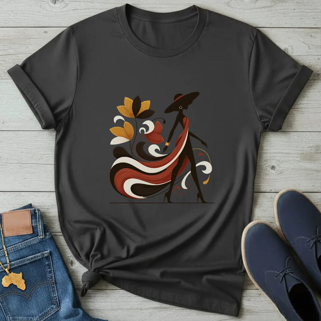 Walking Flower Lady T-Shirt
