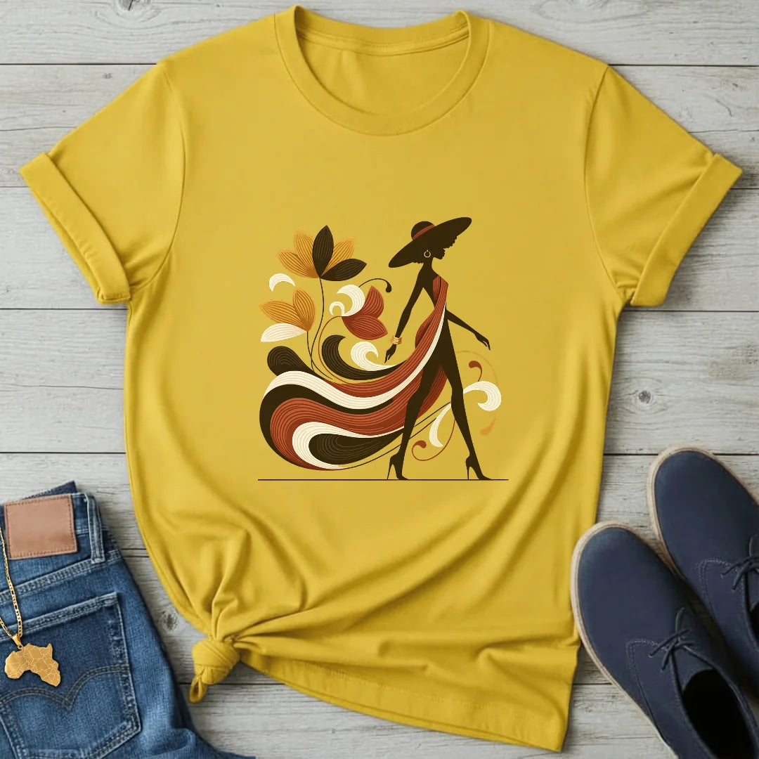 Walking Flower Lady T-Shirt