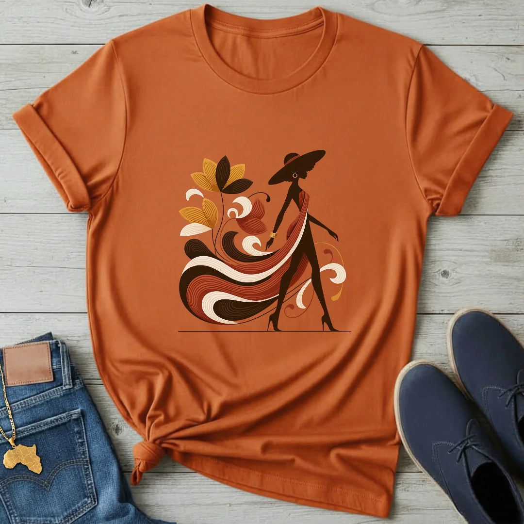 Walking Flower Lady T-Shirt