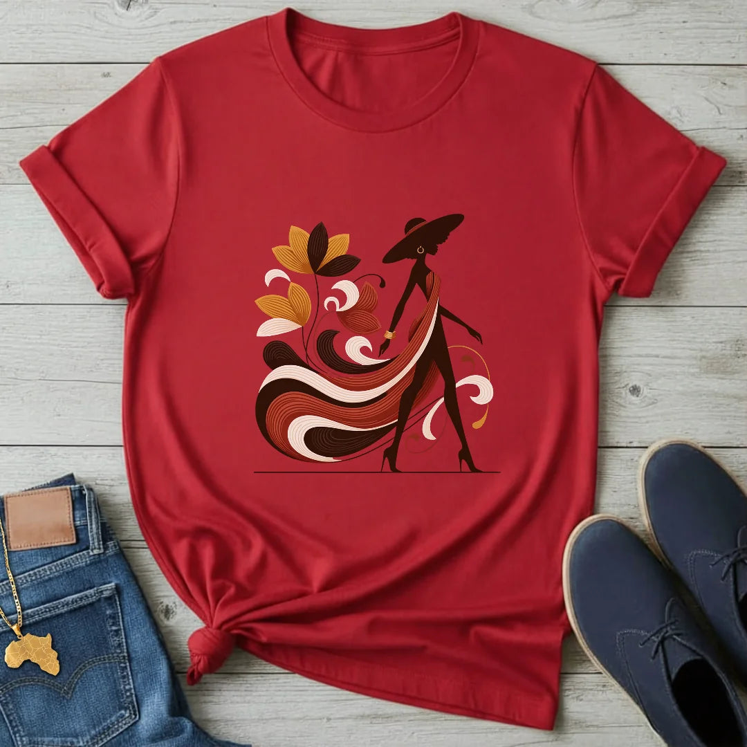 Walking Flower Lady T-Shirt