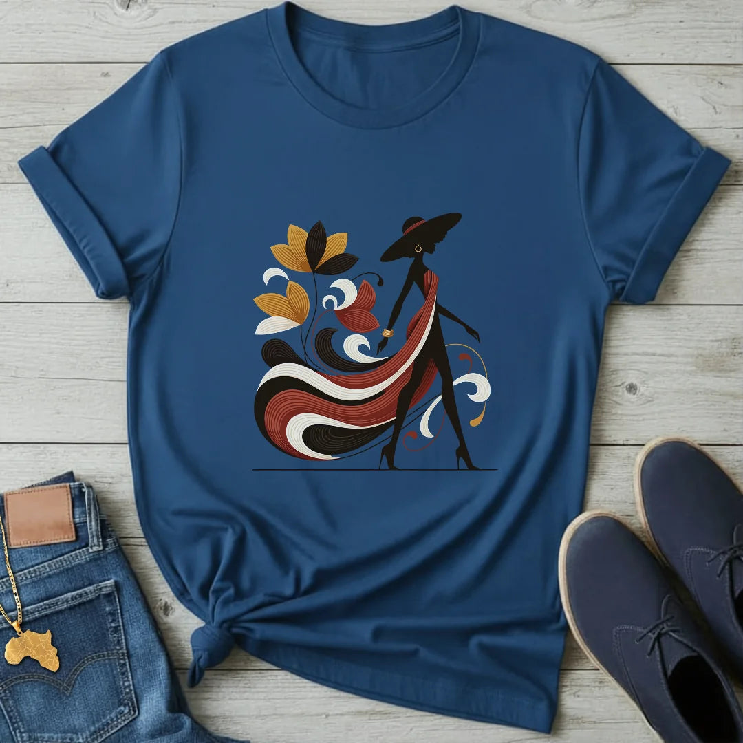 Walking Flower Lady T-Shirt