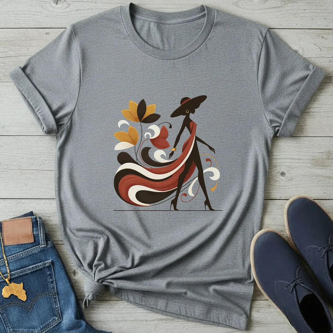 Walking Flower Lady T-Shirt