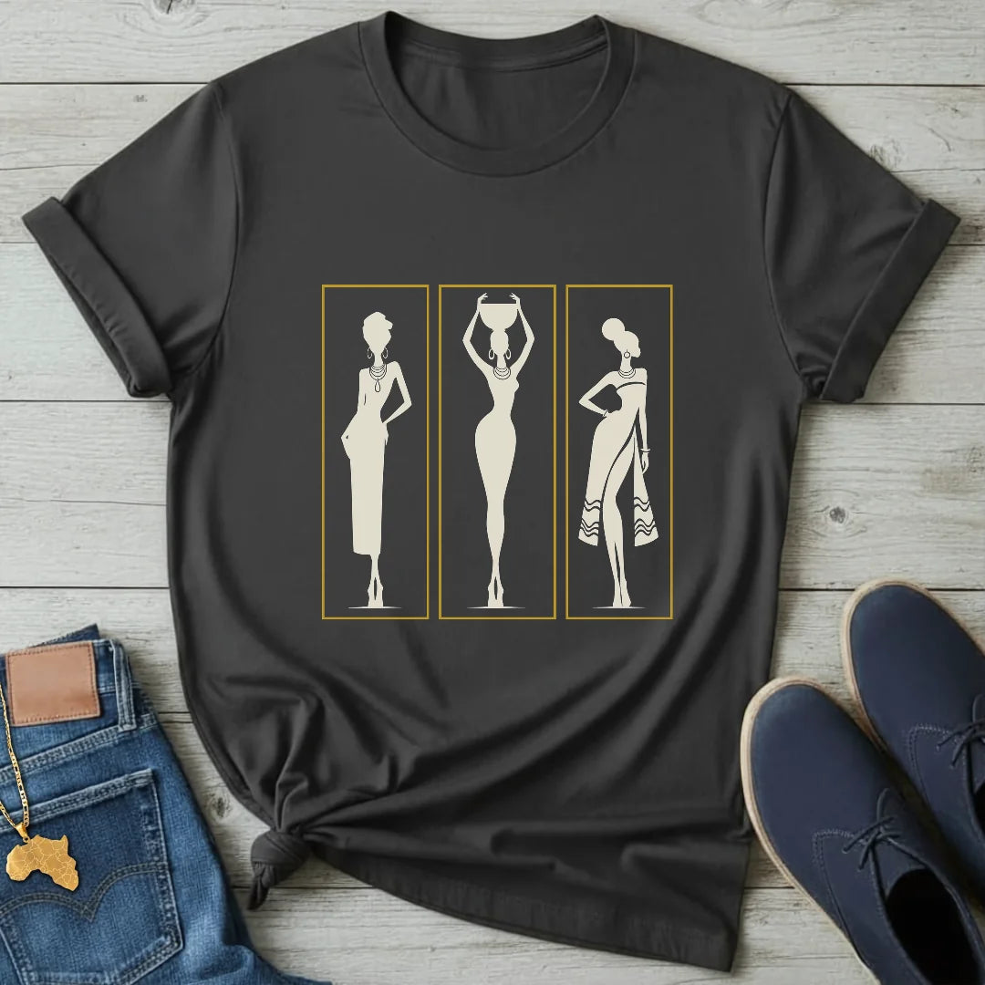 Framed Women Silhouettes T-Shirt