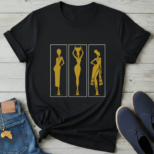 Framed Women Silhouettes T-Shirt