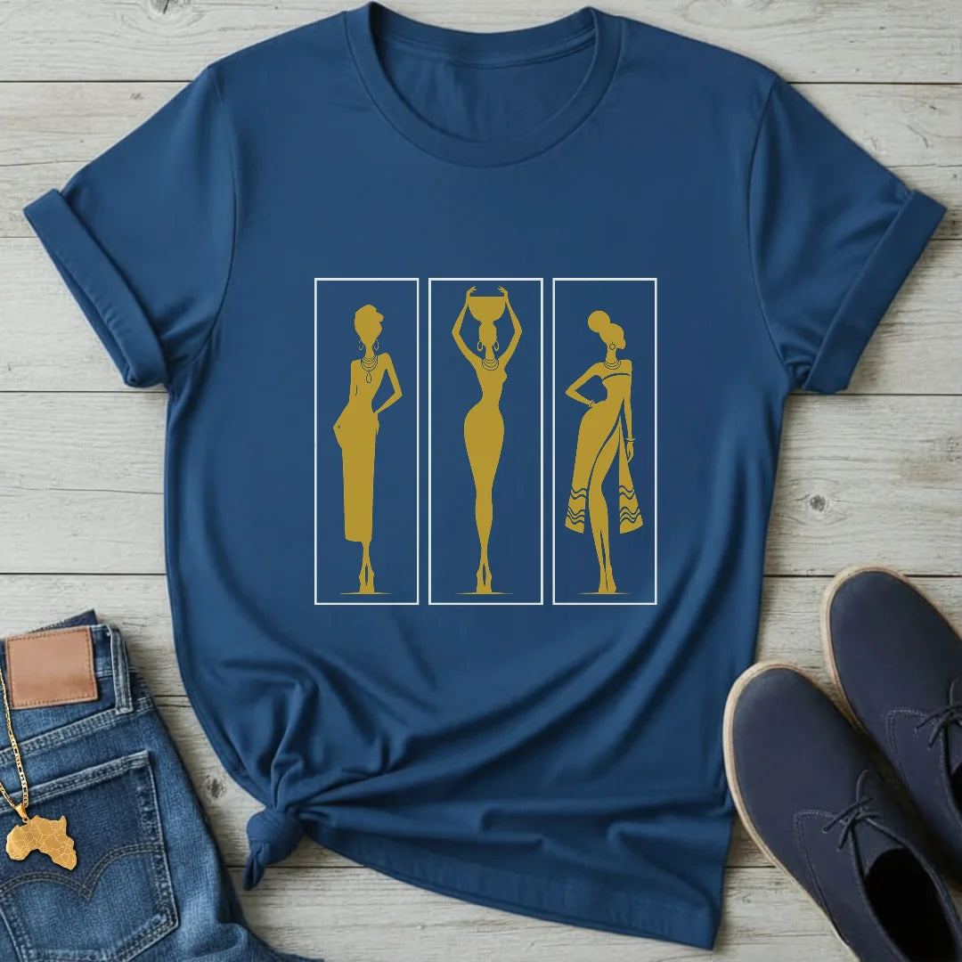 Framed Women Silhouettes T-Shirt