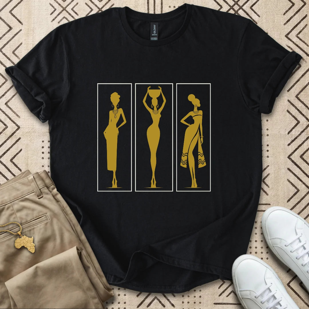 Framed Women Silhouettes T-Shirt