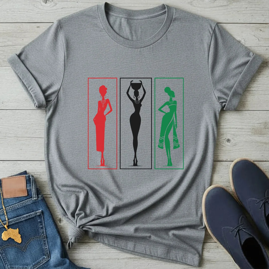 Framed Women Silhouettes T-Shirt