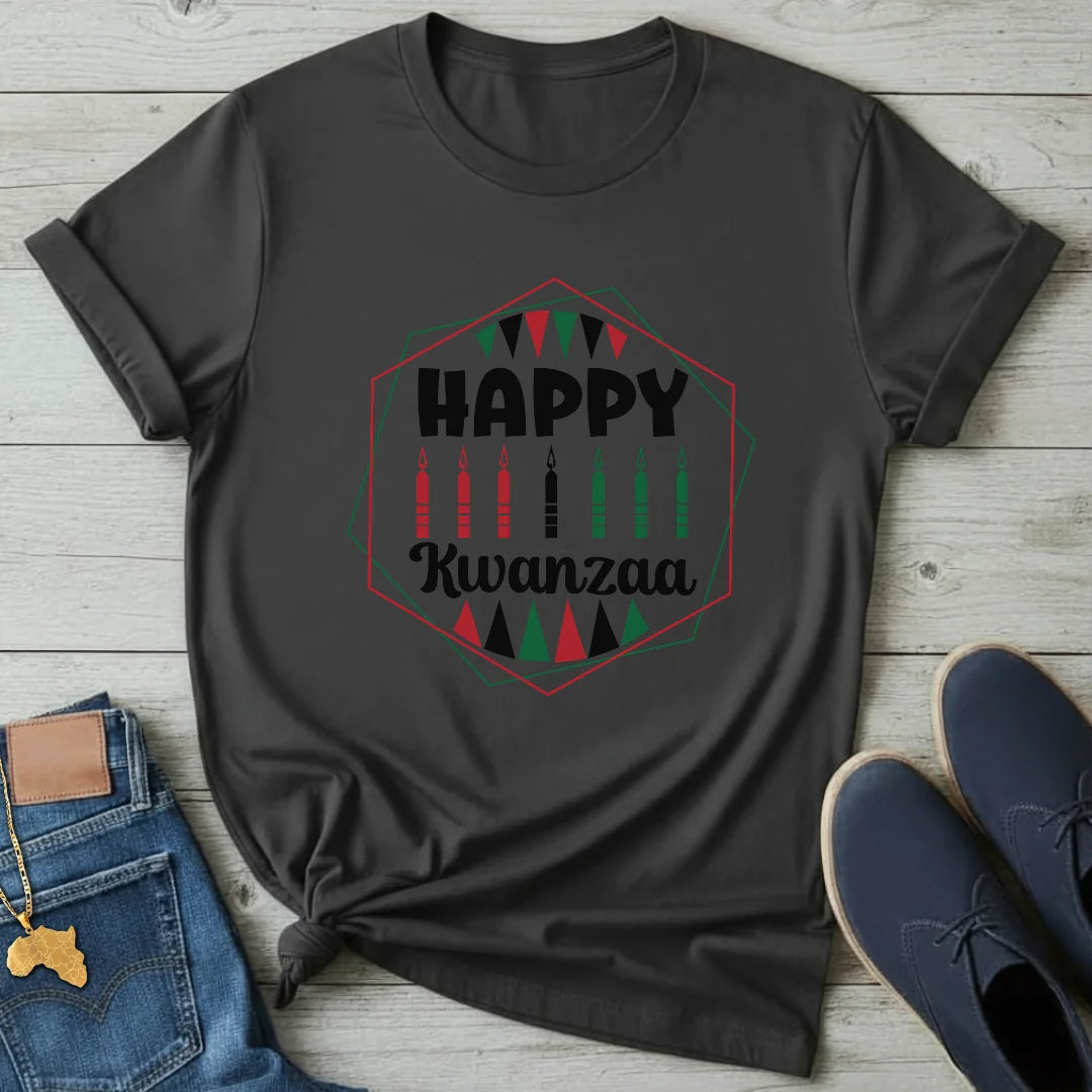 Kwanzaa Hexagon T-Shirt