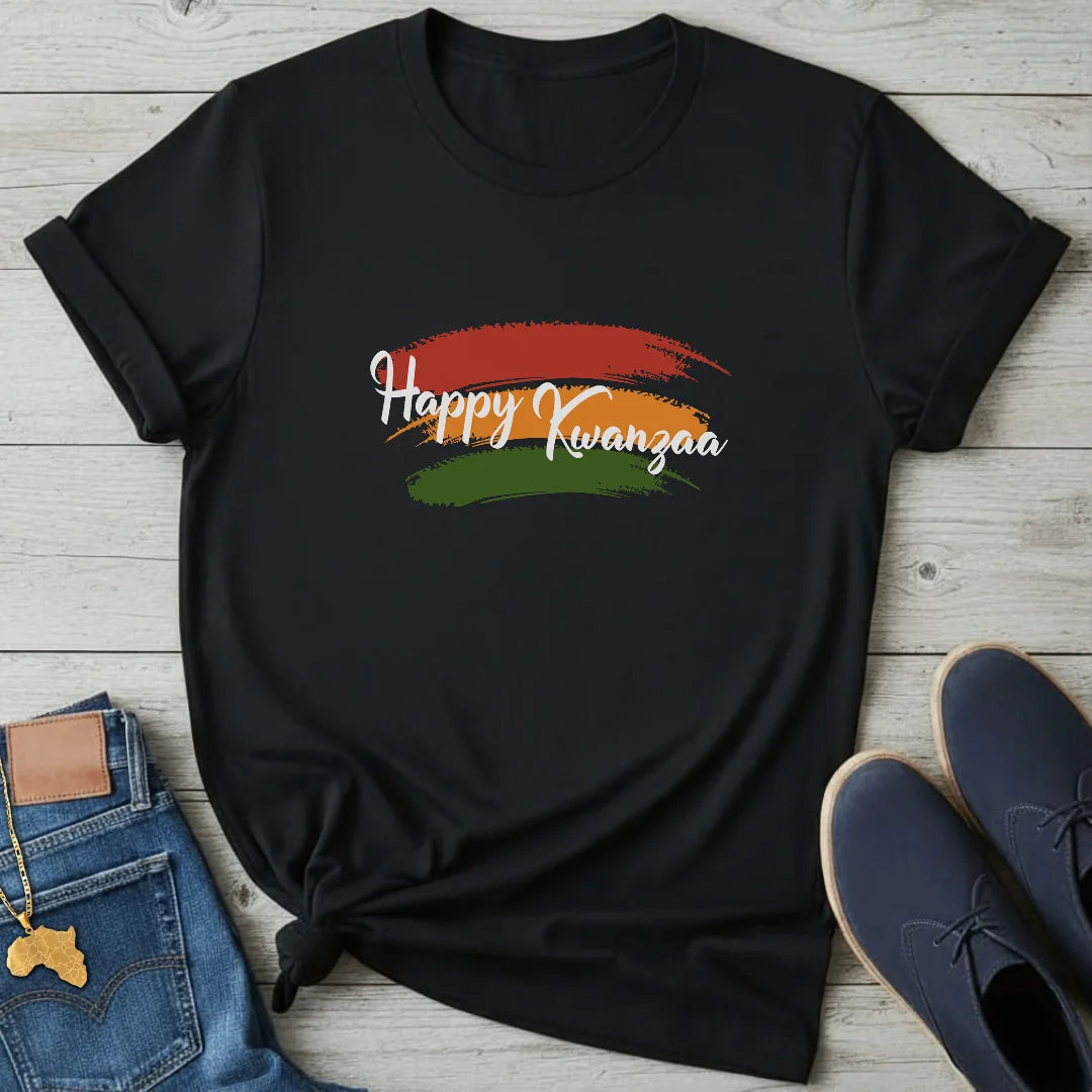 Kwanzaa Brushstroke T-Shirt